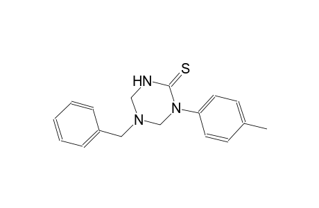 5-benzyl-1-(4-methylphenyl)tetrahydro-1,3,5-triazine-2(1H)-thione