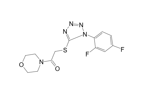 2-[1-(2,4-Difluoro-phenyl)-1H-tetrazol-5-ylsulfanyl]-1-morpholin-4-yl-ethanone