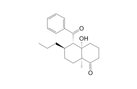 5-Benzoyl-4a-hydroxy-8a-methyl-6-propyl-octahydro-naphthalen-1-one