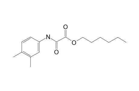 Oxalic acid, monoamide, N-(3,4-dimethylphenyl)-, hexyl ester