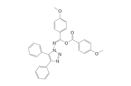 Benzoic acid, 4-methoxy-, anhydride with N-(4,5-diphenyl-1H-1,2,3-triazol-1-yl)-4-methoxybenzenecarboximidic acid