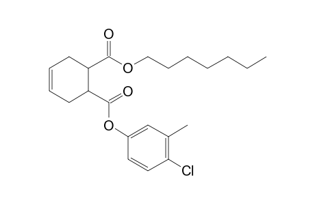 cis-Cyclohex-4-en-1,2-dicarboxylic acid, 4-chloro-3-methylphenyl heptyl ester