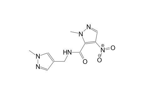 1-methyl-N-[(1-methyl-1H-pyrazol-4-yl)methyl]-4-nitro-1H-pyrazole-5-carboxamide