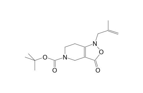 3-keto-1-(2-methylprop-2-enyl)-6,7-dihydro-4H-isoxazolo[4,3-c]pyridine-5-carboxylic acid tert-butyl ester