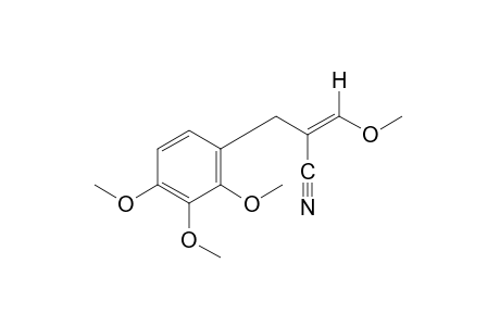 cis-a-(methoxymethylene)-2,3,4-trimethoxyhydrocinnamonitrile