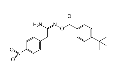 O-(p-tert-butylbenzoyl)-2-(p-nitrophenyl)acetamidoxime