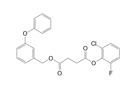 Succinic acid, 2-chloro-6-fluorophenyl 3-phenoxybenzyl ester