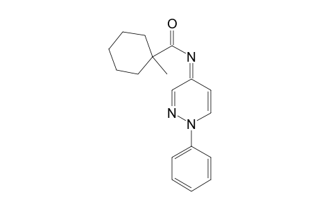 Cyclohexanecarboxamide, 1-methyl-N-(1-phenyl-4(1H)-pyridazinylidene)-