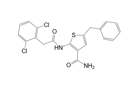 5-benzyl-2-{[(2,6-dichlorophenyl)acetyl]amino}-3-thiophenecarboxamide