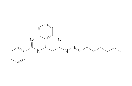 Benzamide, N-(3-heptylidenhidrazino-3-oxo-1-phenyl)propyl-