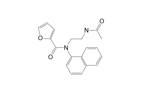 Furane-2-carboxamide, N-(2-acetylaminoethyl)-N-(1-naphthyl)-