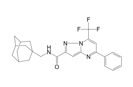 N-(1-adamantylmethyl)-5-phenyl-7-(trifluoromethyl)-2-pyrazolo[1,5-a]pyrimidinecarboxamide