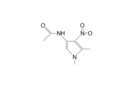 N-(1,5-dimethyl-4-nitropyrrol-3-yl)acetamide