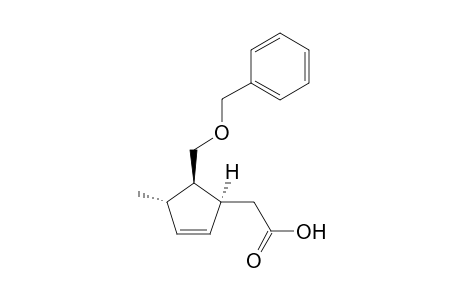 (1R,4R,5S)-(5-BENZYLOXYMETHYL-4-METHYLCYCLOPENT-2-EN-1-YL)-ACETIC-ACID