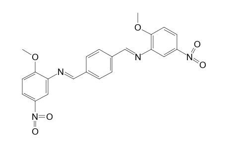 N,N'-(p-Phenylenedimethylidyne)bis[5-nitro-o-anisidine]