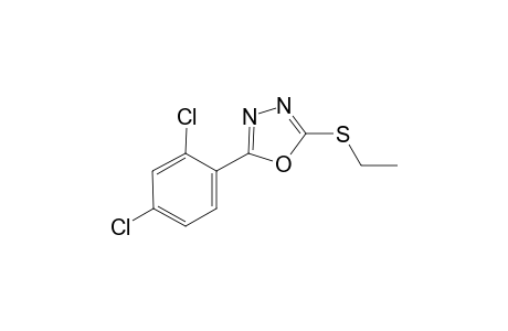 2-(2,4-Dichlorophenyl)-5-(ethylsulfanyl)-1,3,4-oxadiazole