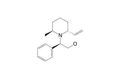 (2R,6S,1'R)-N-(2-Hydroxy-1-phenylethyl)-2-ethenyl-6-methylpiperidine