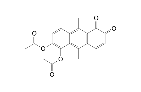 (1-Acetoxy-9,10-dimethyl-5,6-dioxo-2-anthryl) acetate