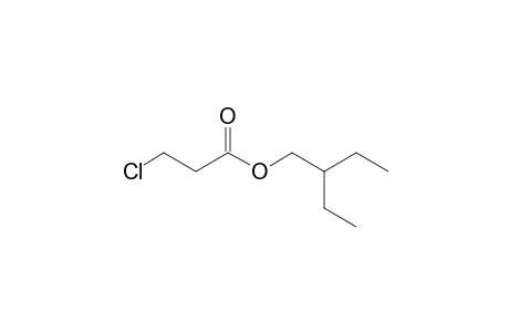 3-chloropropionic acid, 2-ethylbutyl ester