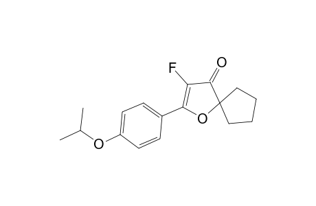 3-Fluoro-2-(4-isopropoxyphenyl)-1-oxaspiro[4.4]non-2-en-4-one