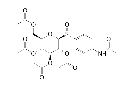 4'-[(beta-D-glucopyranosyl)sulfinyl]acetanilide, tetraacetate