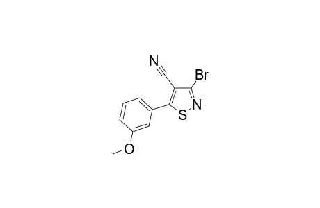 3-Bromo-5-(3-methoxyphenyl)isothiazole-4-carbonitrile