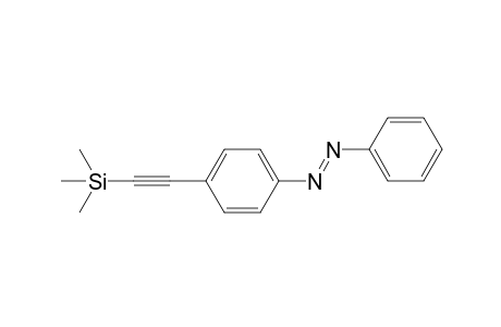 (E)-1-Phenyl-2-{4-[(trimethylsilyl)ethynyl]phenyl}diazene