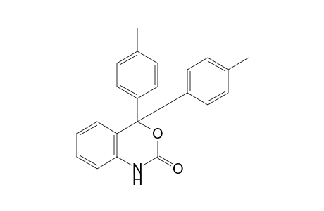 1,4-dihydro-4,4-di-p-tolyl-2H-3,1-benzoxazin-2-one