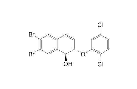 (1S,2S)-6,7-Dibromo-2-(2,5-dichlorophenoxy)-1,2-dihydronaphthalen-1-ol