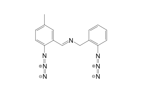 N-[[(2-Azido-5-methyl)phenyl]methylene]-N'-(2-azidobenzyl)imine