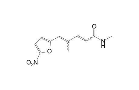 N,4-DIMETHYL-5-(5-NITRO-2-FURYL)-2,4-PENTADIENAMIDE