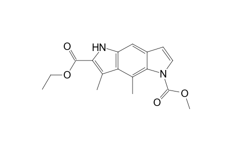 2-O-ethyl 5-O-methyl 3,4-dimethyl-1H-pyrrolo[2,3-f]indole-2,5-dicarboxylate