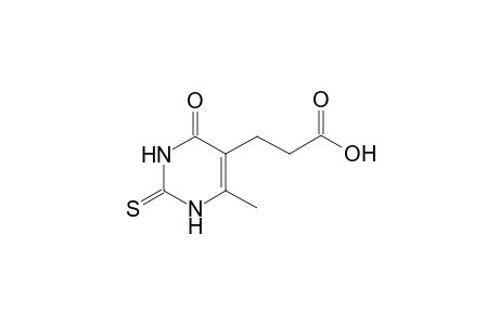 3-(4-keto-6-methyl-2-thioxo-1H-pyrimidin-5-yl)propionic acid