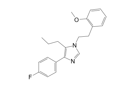 4-(4-Fluorophenyl)-1-(2-methoxyphenethyl)-5-propyl-1H-imidazole