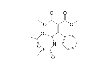 Dimethyl (1-carbomethoxy-2-acetoxy-3-indolylidene)malonate