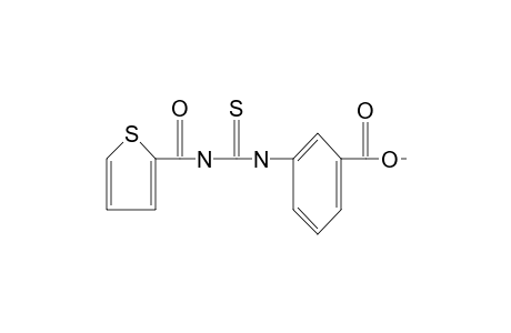 m-[3-(2-thenoyl)-2-thioureido]benzoic acid, methyl ester