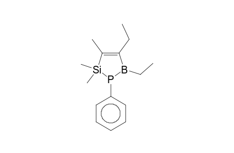 4,5-diethyl-2,2,3-trimethyl-1-phenyl-1,2,5-phosphasilaborole