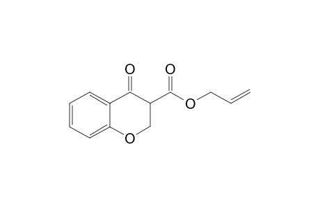 3-Allyloxycarbonyl-chroman-4-one;keto-tautomer