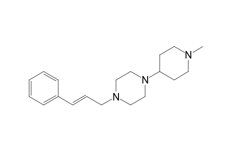 Piperazine, 1-(1-methyl-4-piperidyl)-4-(3-phenyl-2-propenyl)-