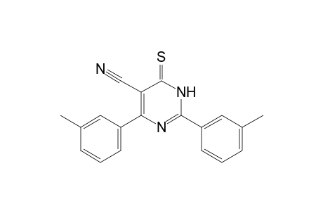 3,4-dihydro-2,6-di-m-tolyl-4-thioxo-5-pyrimidinecarbonitrile