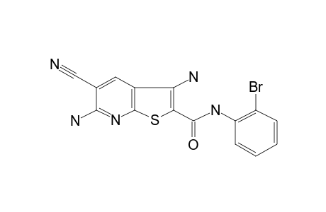 3,6-Diamino-5-cyanothieno[2,3-B]pyridine-2- carboxylic acid, (2-bromophenyl)amide