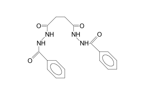 N,N'-Dibenzoyl-succinic acid, dihydrazide