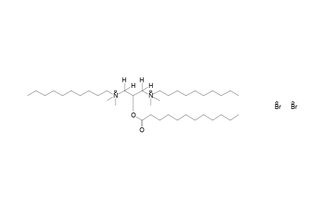 (2-hydroxytrimethylene)bis[dicylidimethylammonium]dibromide, laurate