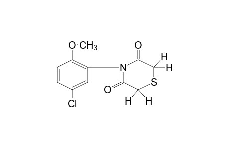 4-(5-chloro-2-methoxyphenyl)-3,5-thiomorpholinedione