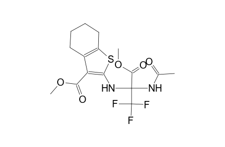 benzo[b]thiophene-3-carboxylic acid, 2-[[1-(acetylamino)-2,2,2-trifluoro-1-(methoxycarbonyl)ethyl]amino]-4,5,6,7-tetrahydro-, methyl ester