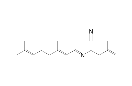 4-Pentenenitrile, 4-methyl-2-{[3,7-dimethyl-2,6-octadienylidene]amino}