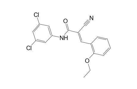 (2E)-2-cyano-N-(3,5-dichlorophenyl)-3-(2-ethoxyphenyl)-2-propenamide