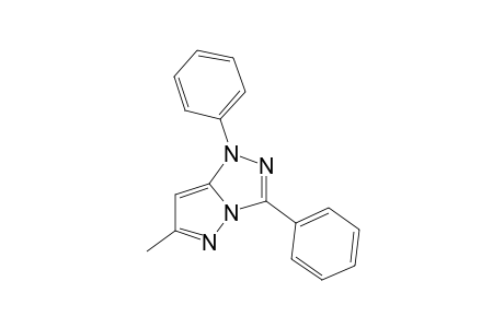 1,3-diphenyl-6-methyl-1H-pyrazolo[5,1-c]-s-triazole