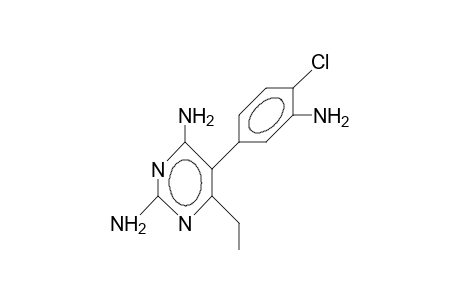 2,4-Diamino-5-(3-amino-4-chloro-phenyl)-6-ethyl-pyrimidine