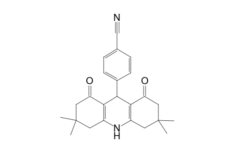 3,3,6,6-Tetramethyl-9-(4-cyanophenyl)-1,2,3,4,5,6,7,8,9,10-decahydroacridin-1,8-dione